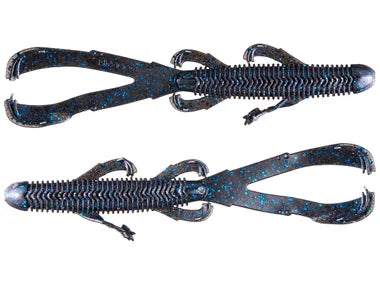 Googan Baits Trench Hawg Creature Baits 9pk(black blue flake)