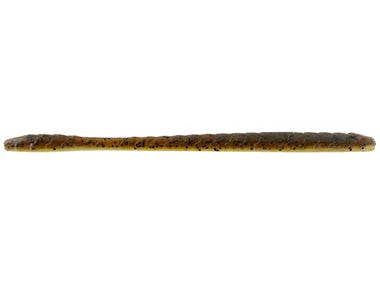 Googan Baits Slim Shake Worms 8” 9pk(green pumpkin pearl)