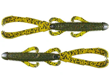 Googan Baits Trench Hawg Creature Baits 6”- 7pk(watermelon red flake)
