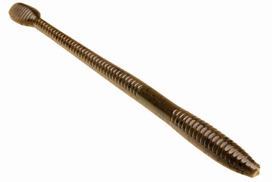 Bizz Baits Dizzy Diamond Worms 10pk 6”(brown pumpkin)