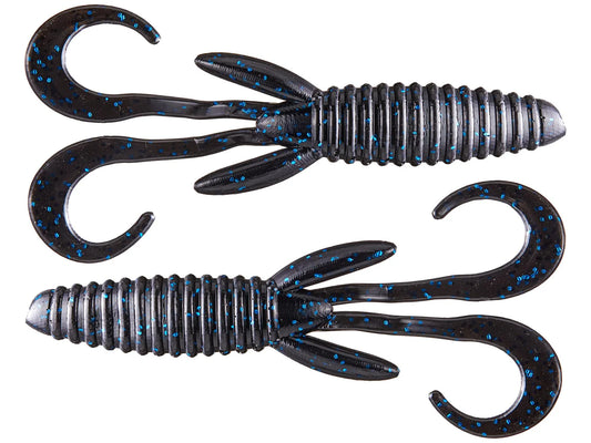 Motion Fishing Hawgzilla 5.5” 6pk (black &blue)
