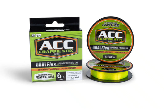 ACC Crappie Stix DUALFlex Copolymer Fishing Line 6lb 300 yds