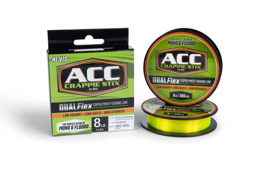 ACC Crappie Stix DUALFlex Copolymer Fishing Line 8lb 300 yds