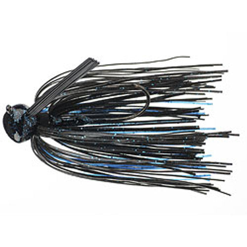 Strike King Hack Attack  Football Jig 3/8 oz (black blue)