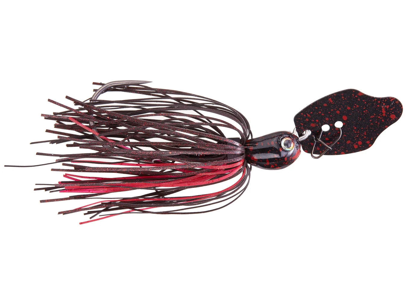 Strike King Thunder Cricket Vibrating Jigs 5/8oz (black widow)