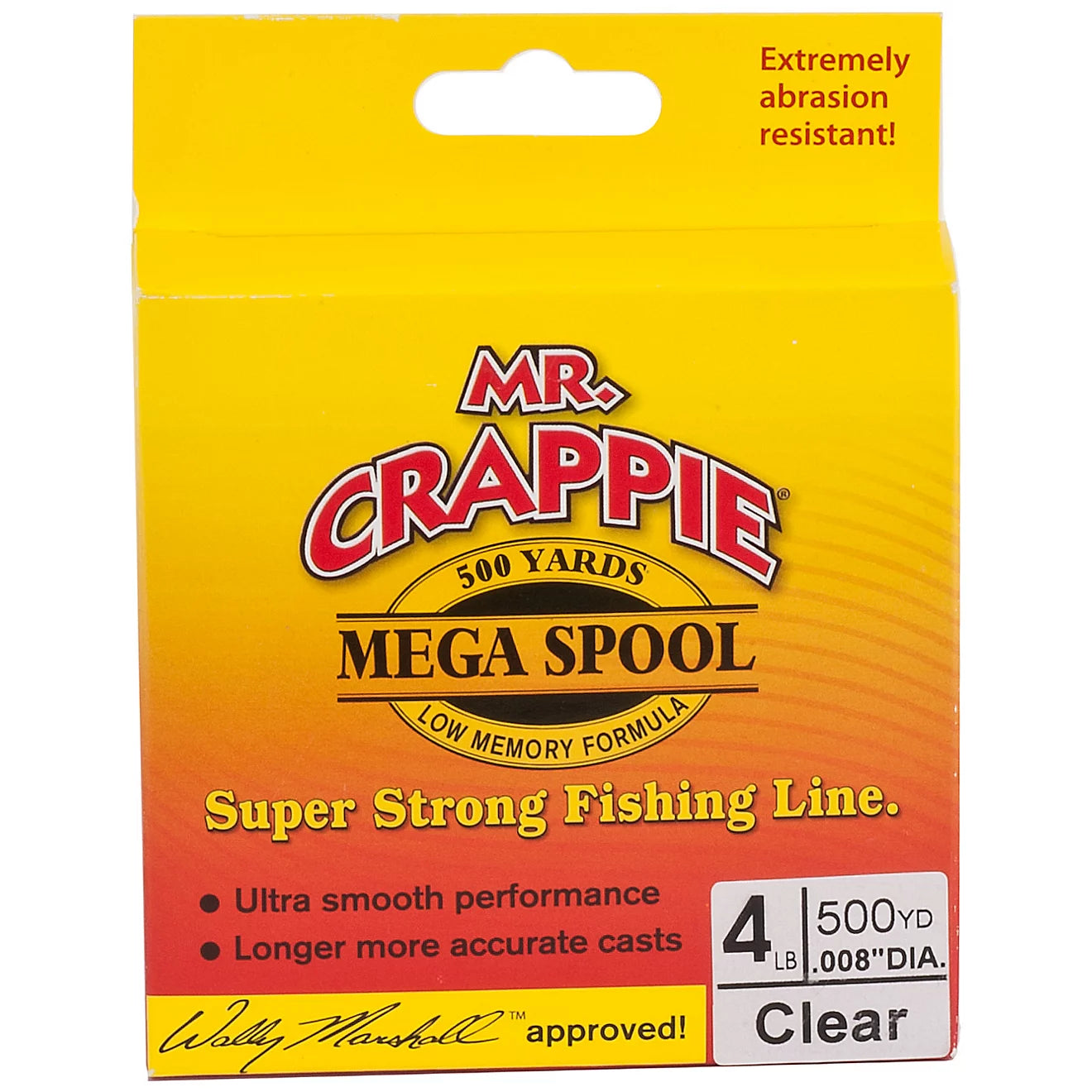 Mr. Crappie® MEGA Filler 4 Lb. - 500 Yards Monofilament