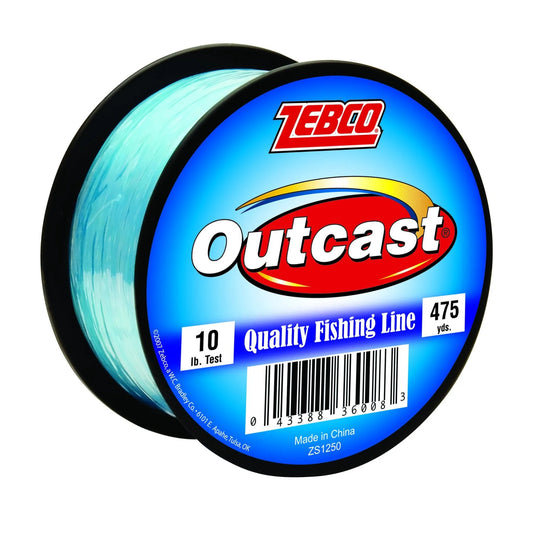 Zebco Outcast Line Blue 10lbs-475 yds