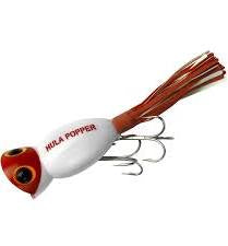 Arbogast Hula Poppers 1/2 oz (red white)