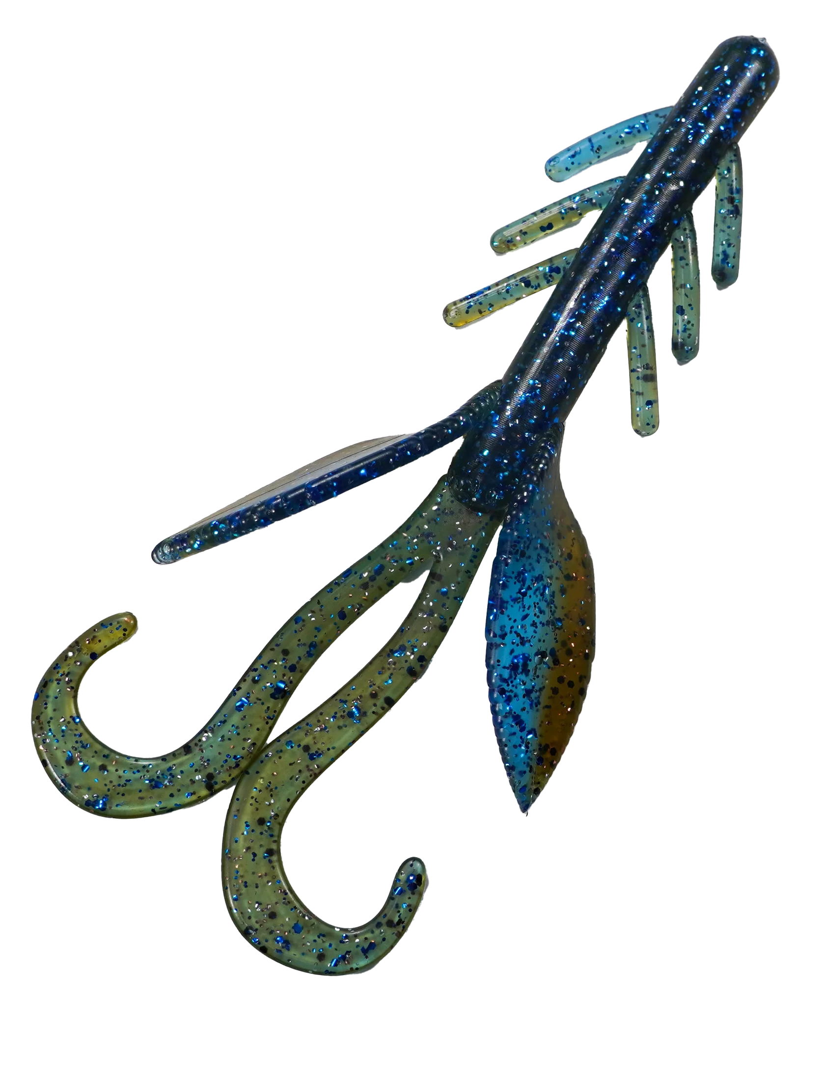 fish cave lures Bait Customs 6” Cave Hog (Creekwater) – Hooks N' Heifers 2.5 Dirks Craw stockingstuffers Choose the right hook Color:Green/Yellow