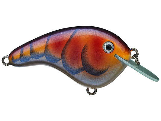 Strike King Chick Magnet Jr. Flat Sided Crankbait (blue rock craw)