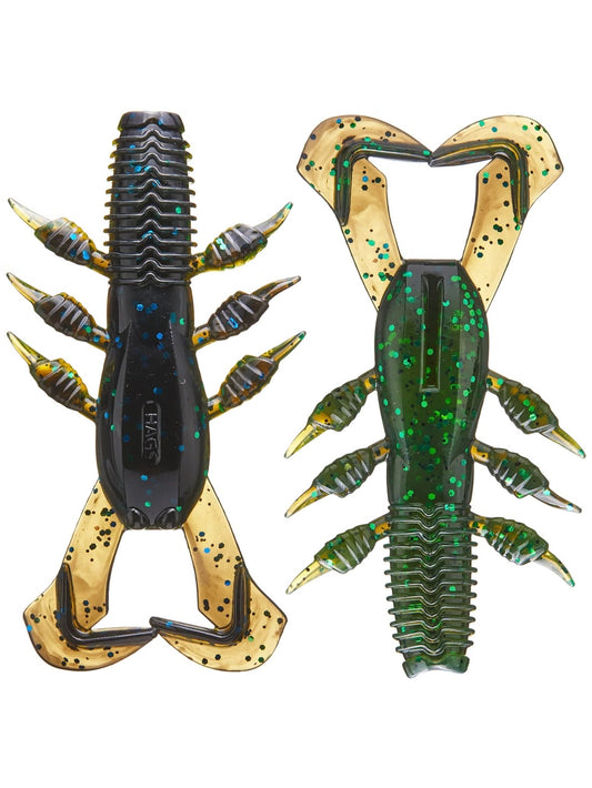 Hag’s Baits Cyclone Craw 4” (juice box)