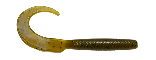 Bait Cave Customs Saber Tail 4” (green pumpkin)