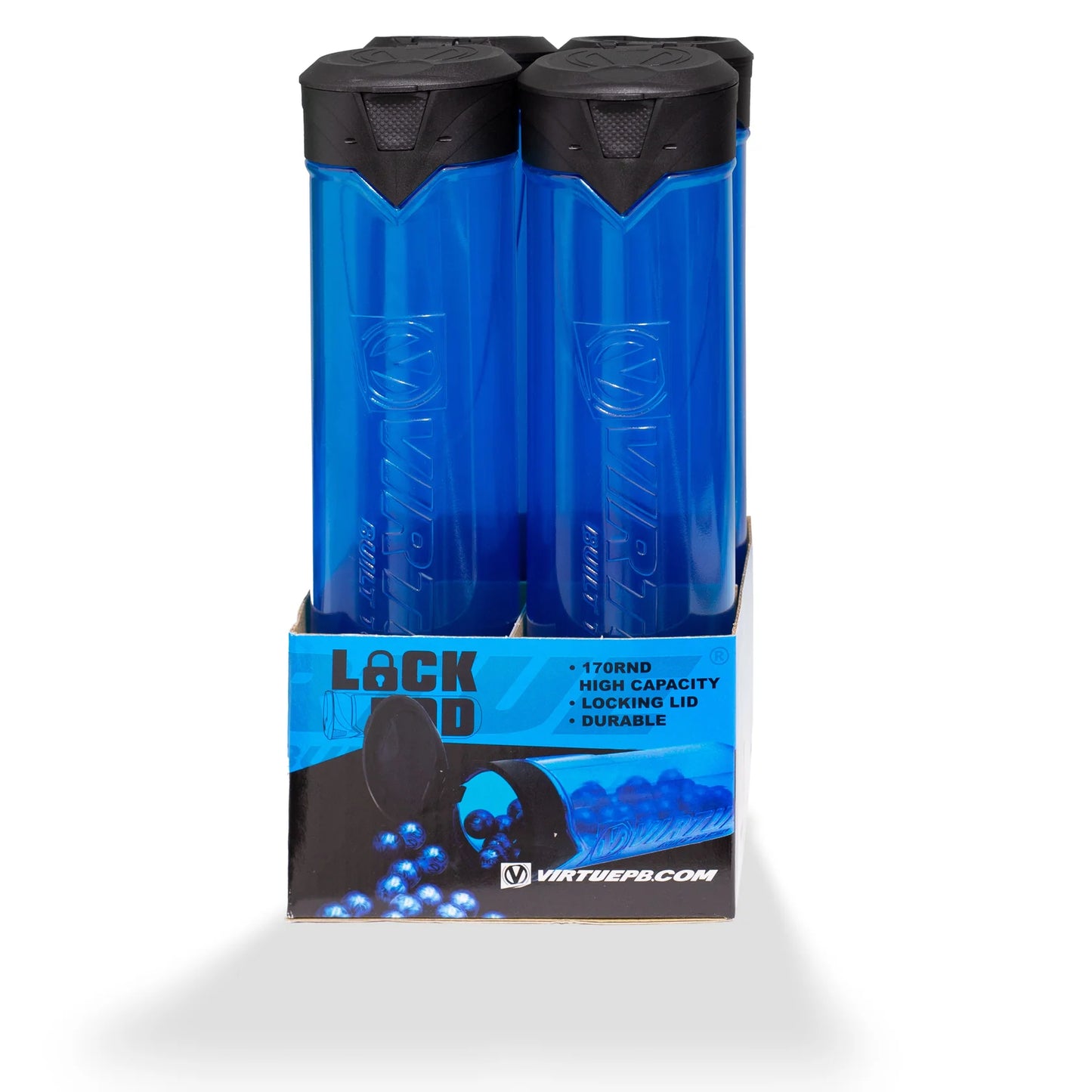 Virtue V2 Lock Pod - 170rnd Lock Lid Pod - 4 Pack