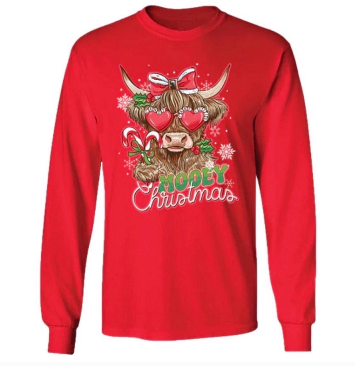 Long Sleeve Mooey Christmas