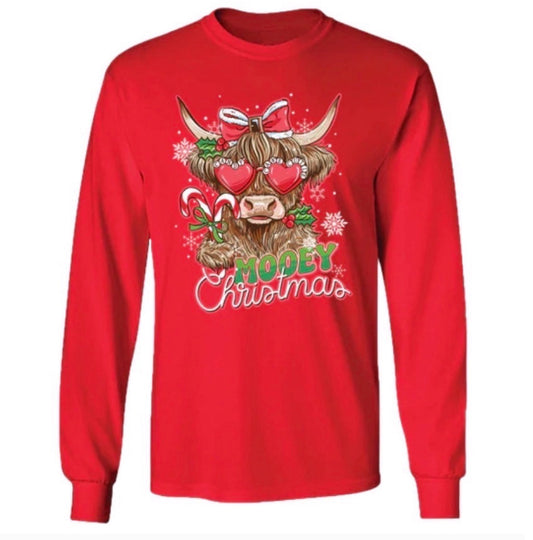 Long Sleeve Mooey Christmas
