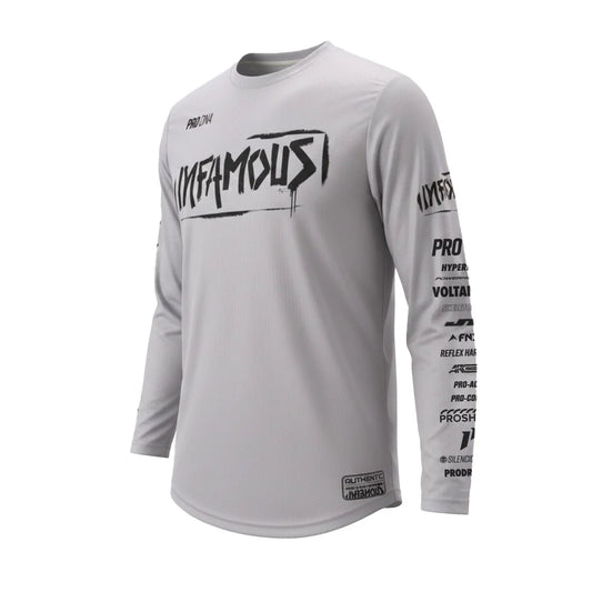 PERFORMANCE LONG SLEEVE - INFAMOUS TEAM WEAR (GREY)