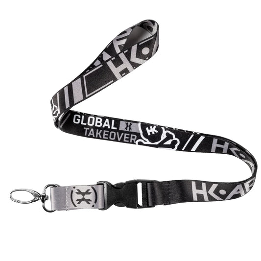 HK ARMY-LANYARD - SKULLS GREY