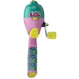 Kid Casters L.O.L Surprise Bass Spincast Fishing Pole Combo with Tackle Box, 29.5 inch Youth Size