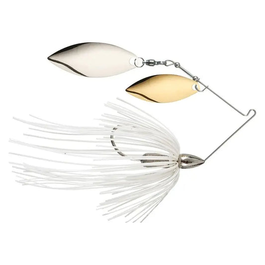 War Eagle Nickel SpinnerBait- White Silver 3/8oz