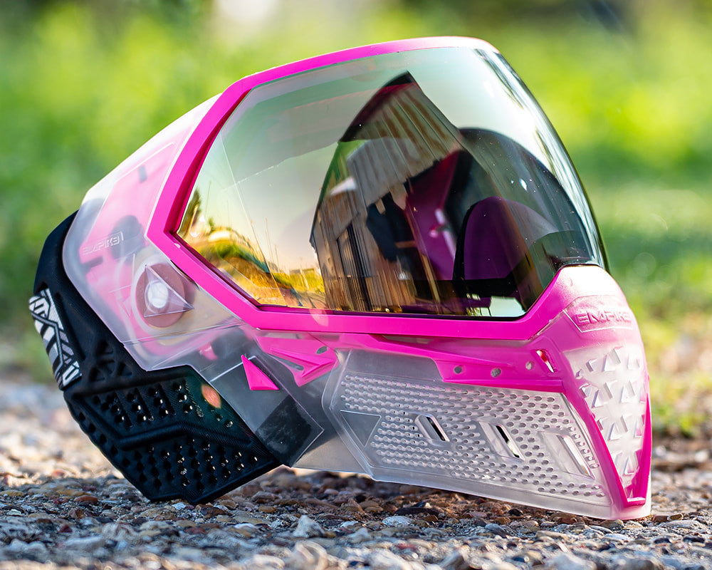 Empire EVS Paintball Mask w/ 1 Lens - Crystal Clear/Pink