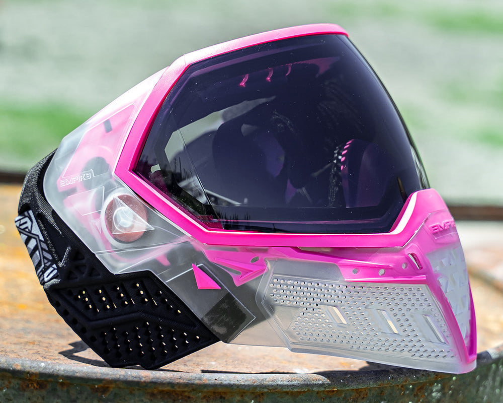 Empire EVS Paintball Mask w/ 1 Lens - Crystal Clear/Pink