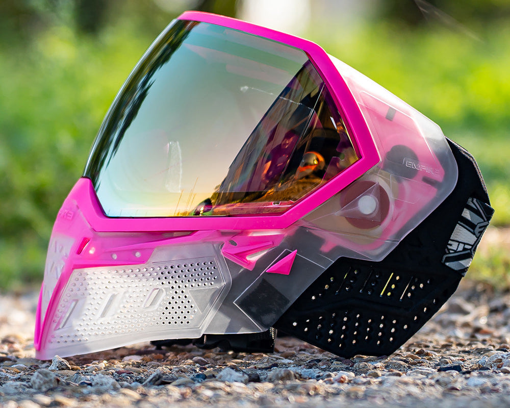 Empire EVS Paintball Mask w/ 1 Lens - Crystal Clear/Pink