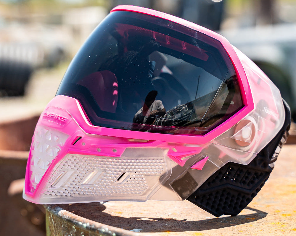 Empire EVS Paintball Mask w/ 1 Lens - Crystal Clear/Pink