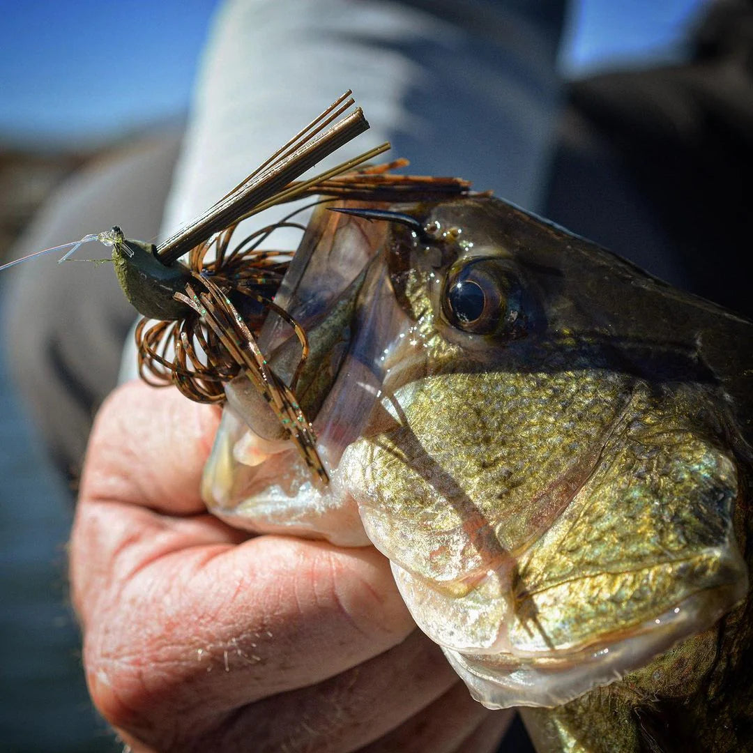 Motion Fishing 3/8 FLIPPING BRUSH JIG (Green Pmkn)