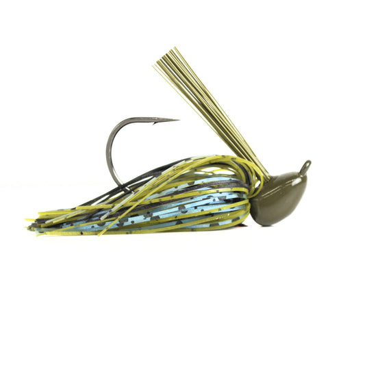 Motion Fishing 1/2oz FLIPPING BRUSH JIG (Blue Magic)