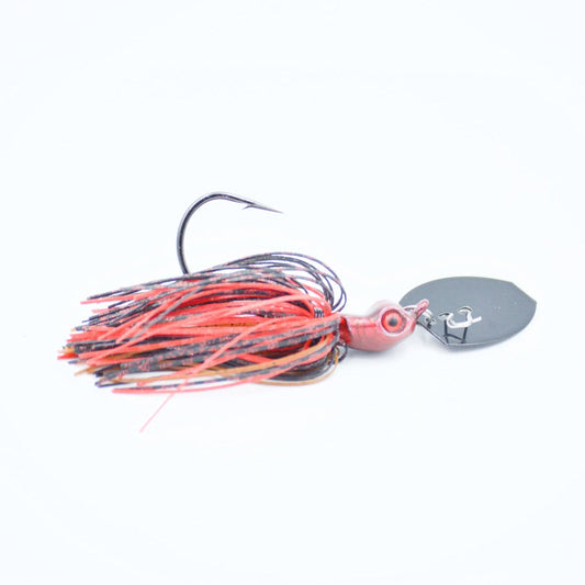 Motion Fishing 3/8oz Seeker Bladed Jig (Fire Craw)