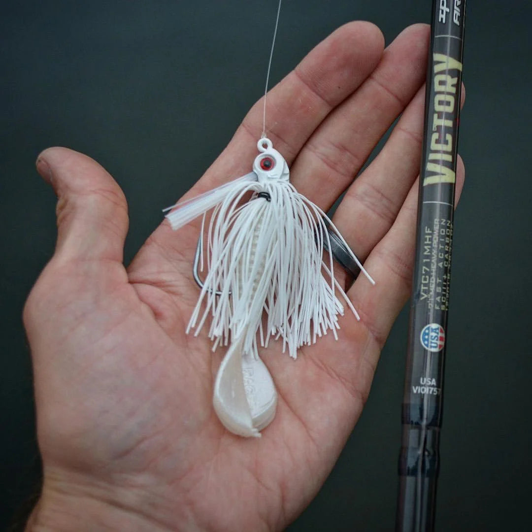 Motion Fishing 3/8oz Swim Jig (White)