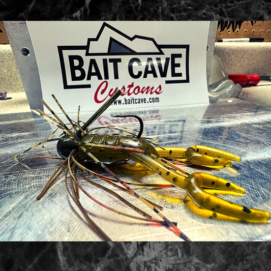 Bait Cave Customs 2.5” Dirks Craw (Green Pmpkin)