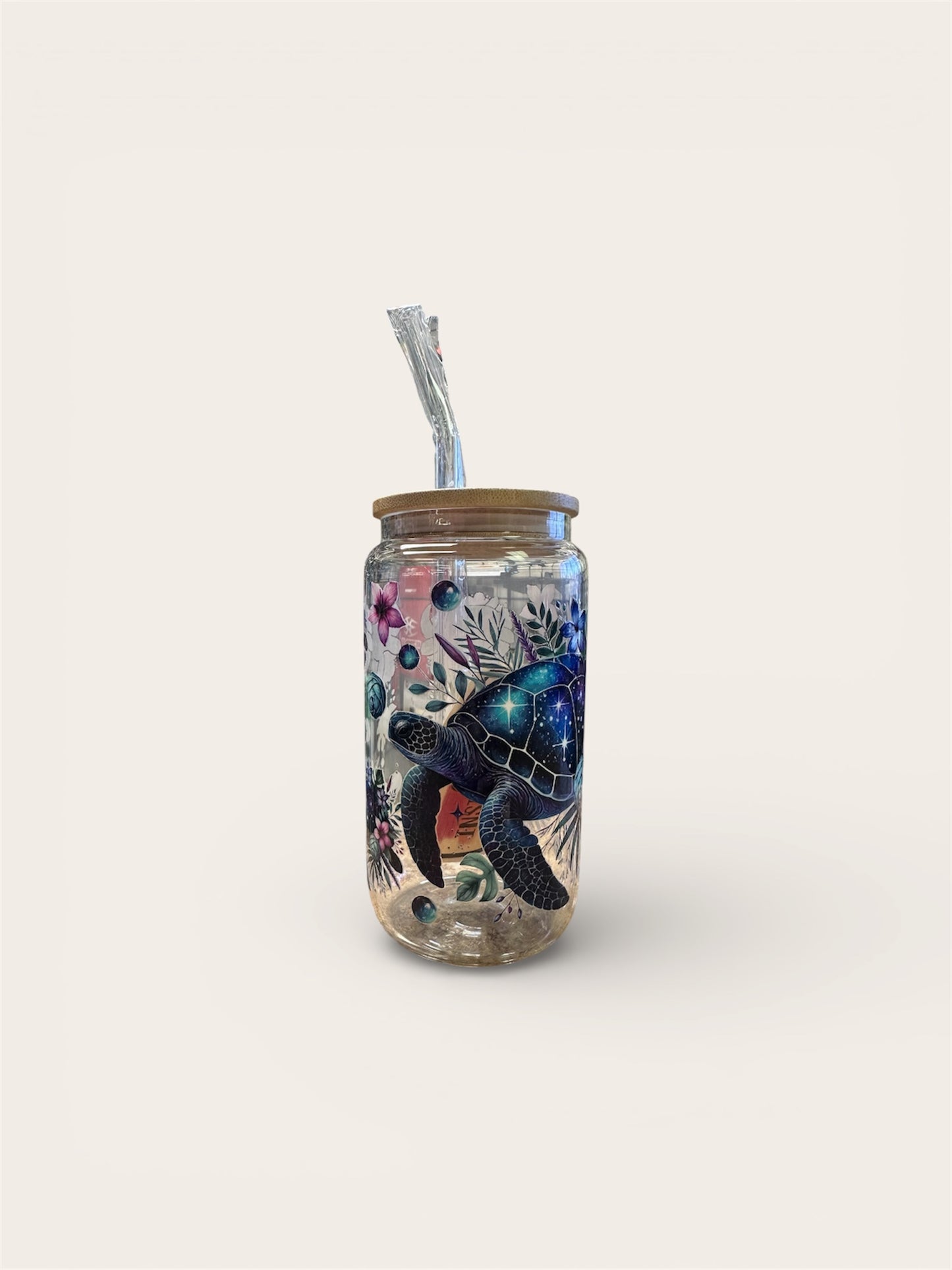 Turtle- Design 2 Glass Cup