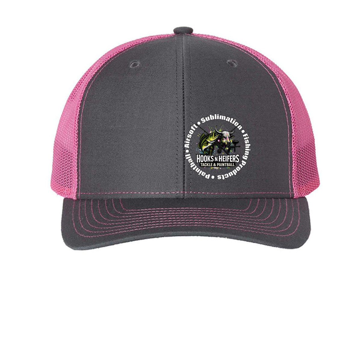 Charcoal/ Neon Pink - FRONT