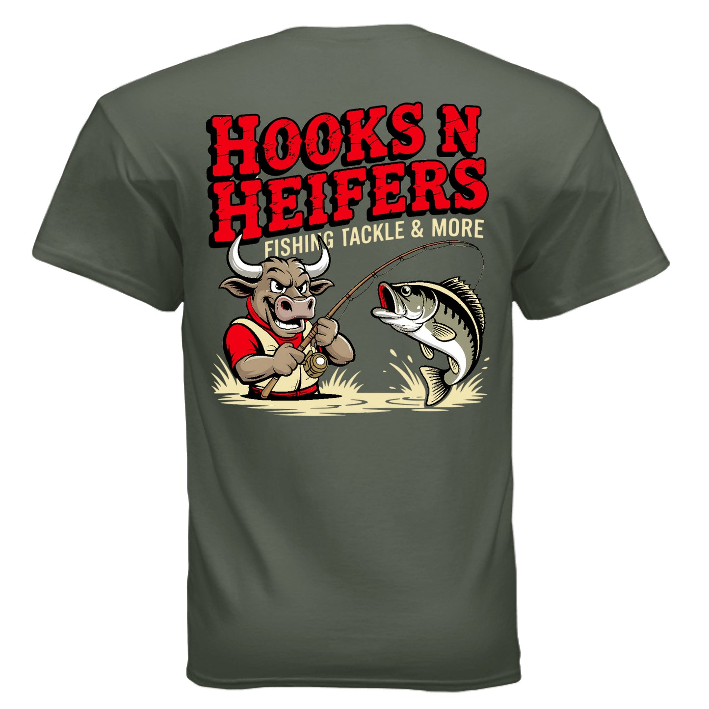 MILITARY GREEN - BACK