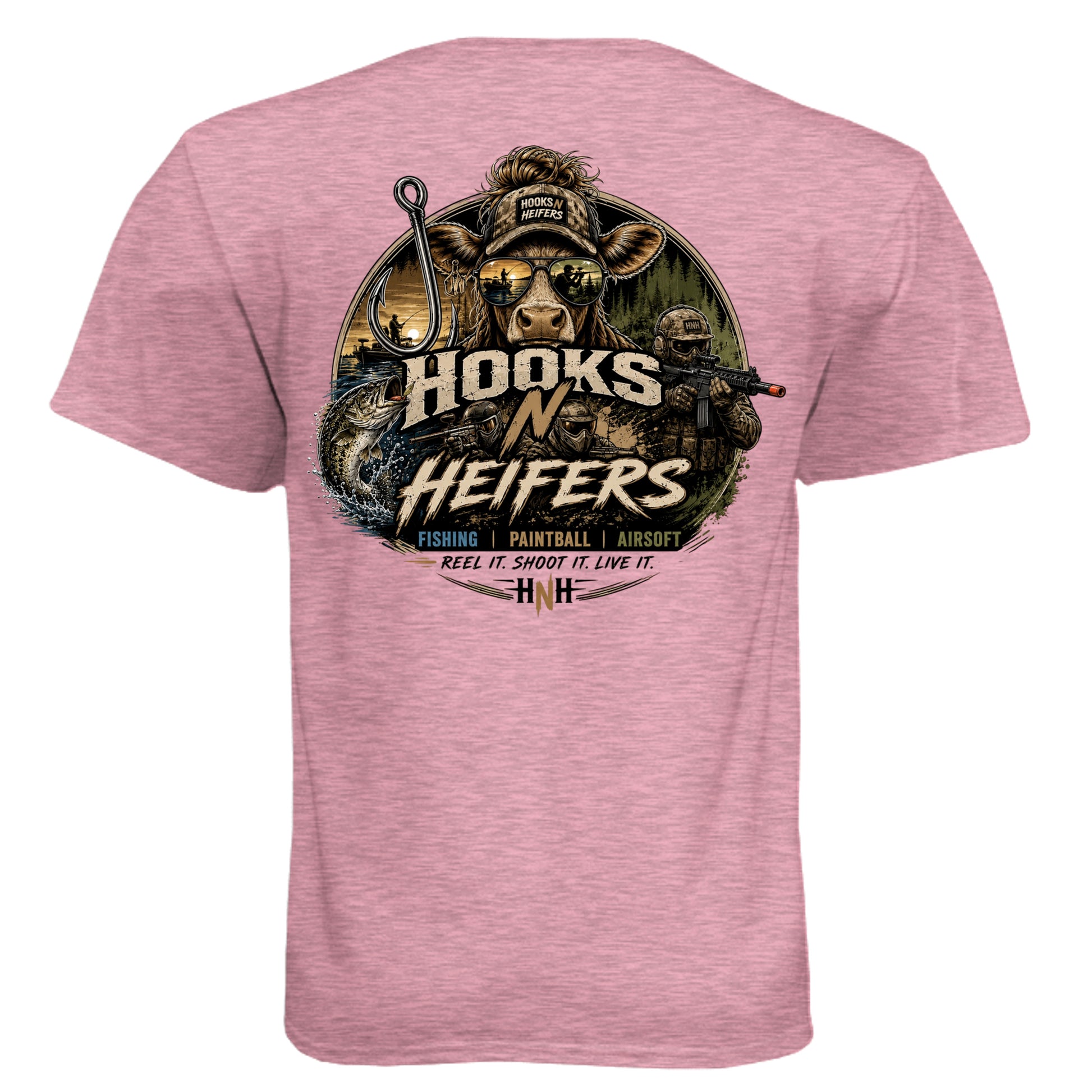 Heather Light Pink - N6210 - BACK