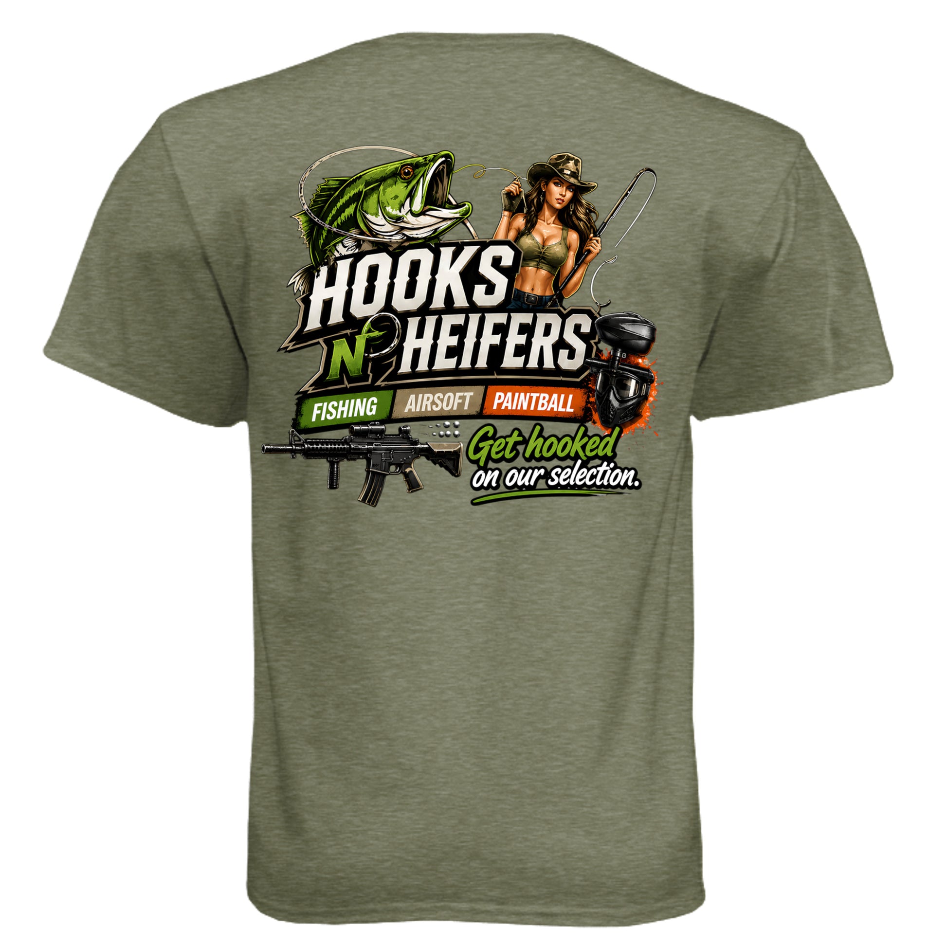 MILITARY GREEN - 6010 - BACK